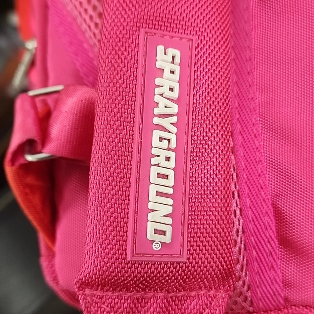 💕Pink Sprayground Backpack💕 - Picture 3 of 4